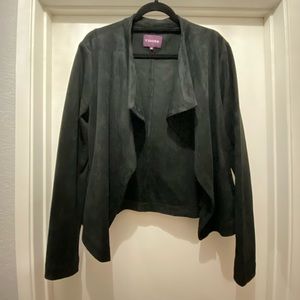 Faux Suede Jacket